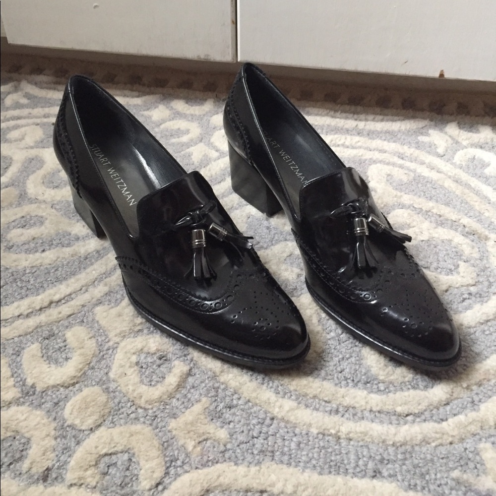 NWT Stuart Weitzman Girl Thing Heeled Loafers